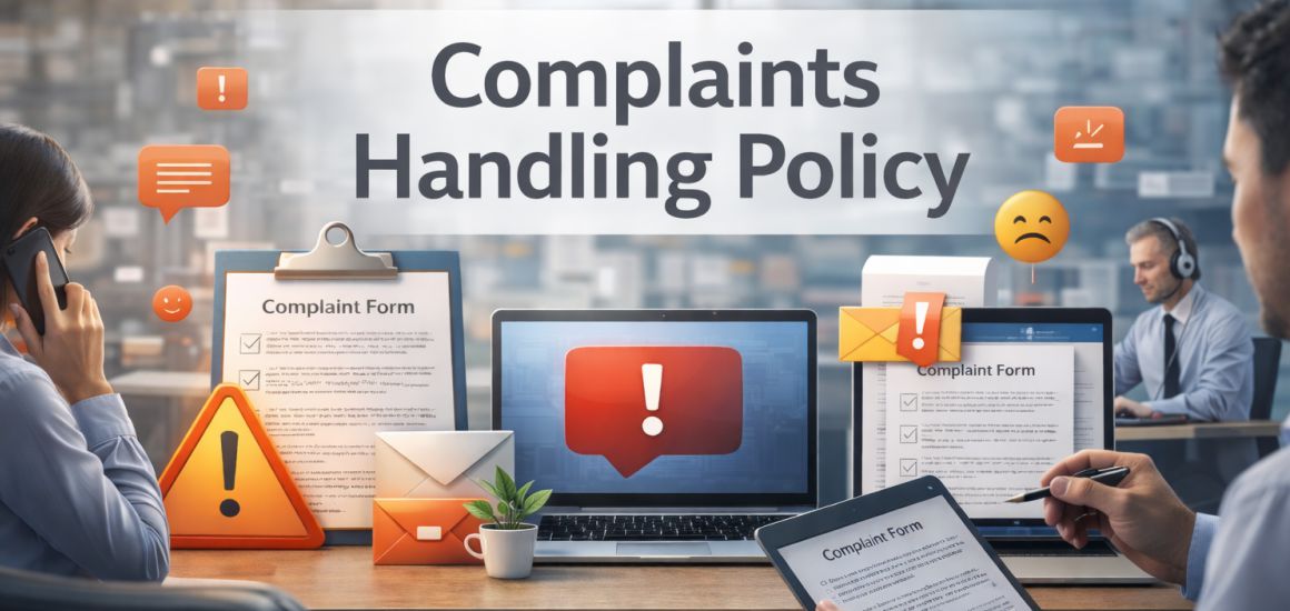 People working on complaint handling policies